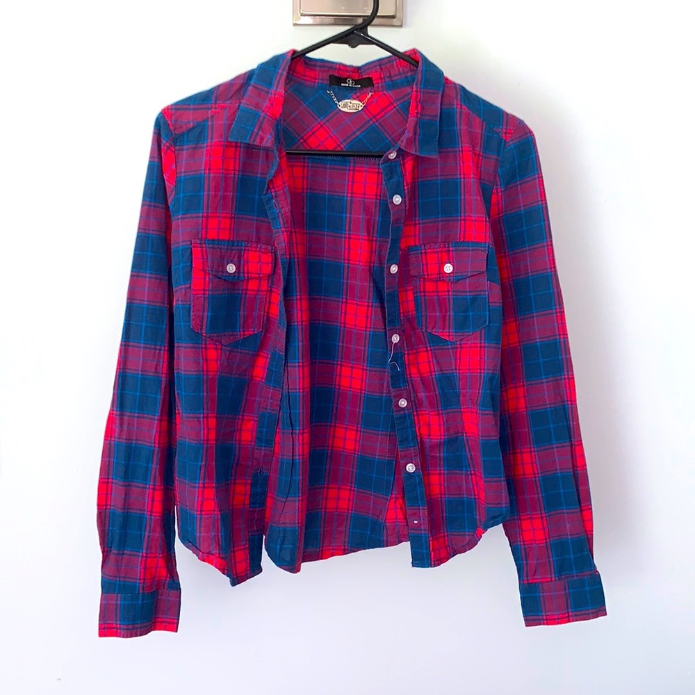 Plaid Button Up